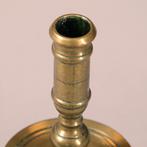 Stel van 2 kleine bronzen candlesticks Engeland ca 1800 No, Ophalen of Verzenden
