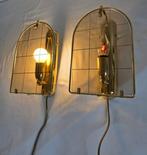 Herda - Wandlamp (2) - Glas, Verguld