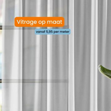 Vitrage op maat - 100% passend - tot 50% goedkoper