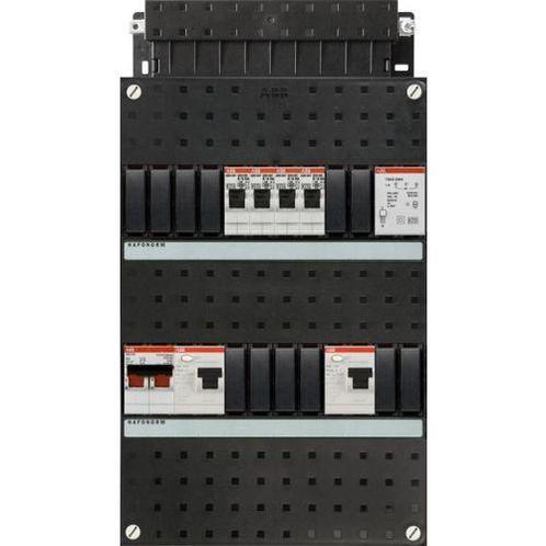 ABB groepenkast 1-fase, 4 groepen, 2 Aardlekschakelaars 2-P,, Doe-het-zelf en Verbouw, Elektra en Kabels, Nieuw, Ophalen of Verzenden