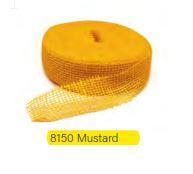 Jute band juteband jutte mustard yellow geel oker rol 40m 5, Huis en Inrichting, Woonaccessoires | Kunstplanten en Kunstbloemen