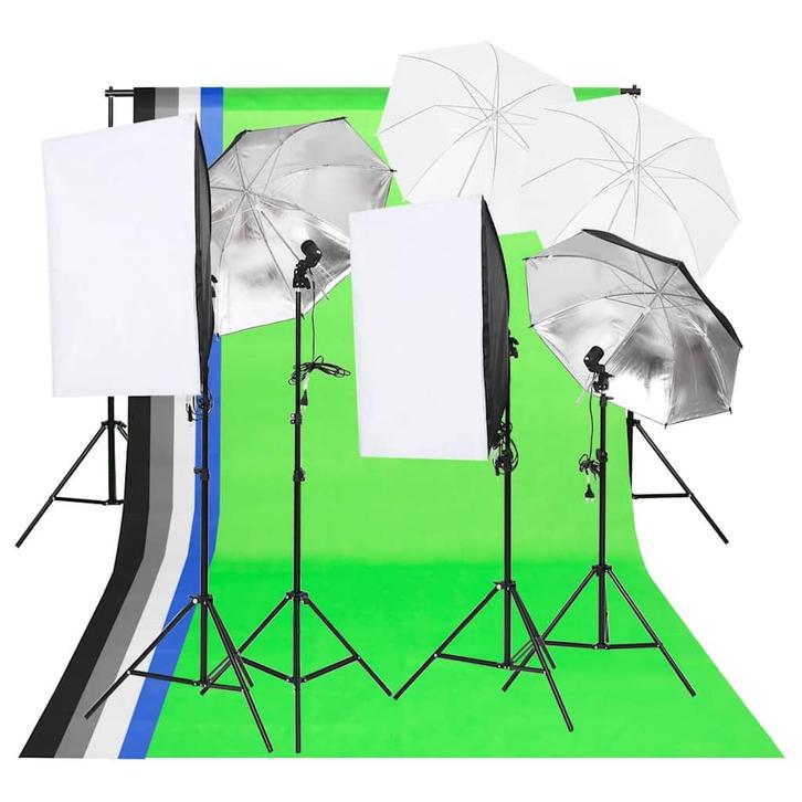 vidaXL Fotostudioverlichtingsset, Audio, Tv en Foto, Fotografie | Fotostudio en Toebehoren, Nieuw, Verzenden