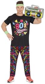 Neon 80S Kostuum Heren, Kleding | Heren, Carnavalskleding en Feestkleding, Verzenden, Nieuw