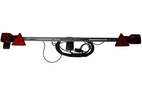 Uitschuifbare lichtbalk van metaal - 140 > 200 cm -, Auto diversen, Aanhangwagen-onderdelen, Ophalen of Verzenden