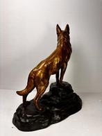 Louis Albert Carvin (1860-1951) - sculptuur, le berger, Antiek en Kunst, Antiek | Keramiek en Aardewerk