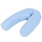 vidaXL Zwangerschapskussen J-vormig 54x(36-43) cm blauw, Kinderen en Baby's, Babyvoeding en Toebehoren, Verzenden, Nieuw