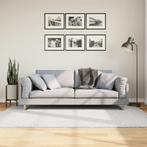 vidaXL Vloerkleed OVIEDO laagpolig 140x200 cm grijs, Verzenden, Nieuw, Grijs