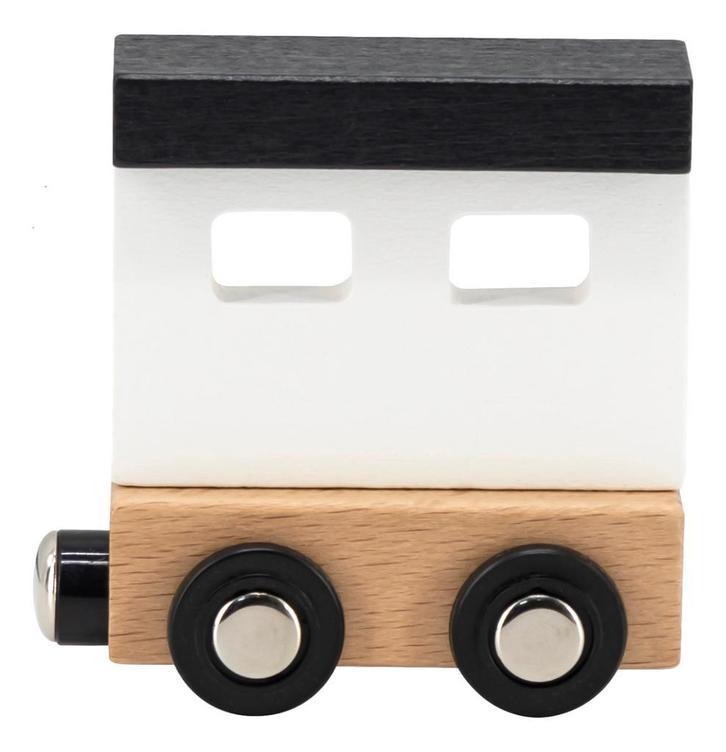 Tryco Houten Gekleurde Lettertrein - Eindwagon TR-353047, Kinderen en Baby's, Kraamcadeaus en Geboorteborden, Nieuw, Verzenden