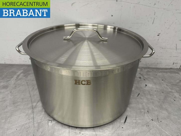 RVS HCB Soeppan Kookpan Pan Inductie 45 x 28 cm 44 liter, Zakelijke goederen, Horeca | Keukenapparatuur, Nieuw in verpakking, Ophalen of Verzenden