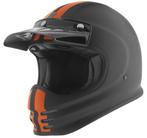 Bogotto V381 Schergo Fiberglass Mat Zwart Oranje Motorhelm, XXL, Nieuw met kaartje, Overige merken, Offroadhelm