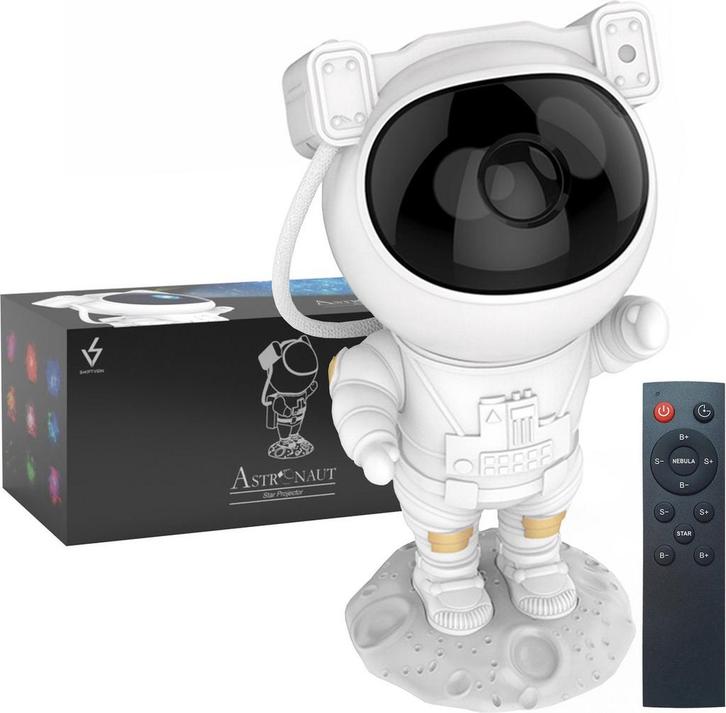 Tweedekans | Swiftvein Astronaut Sterren Projector - Galaxy, Audio, Tv en Foto, Afstandsbedieningen, Zo goed als nieuw, Ophalen of Verzenden