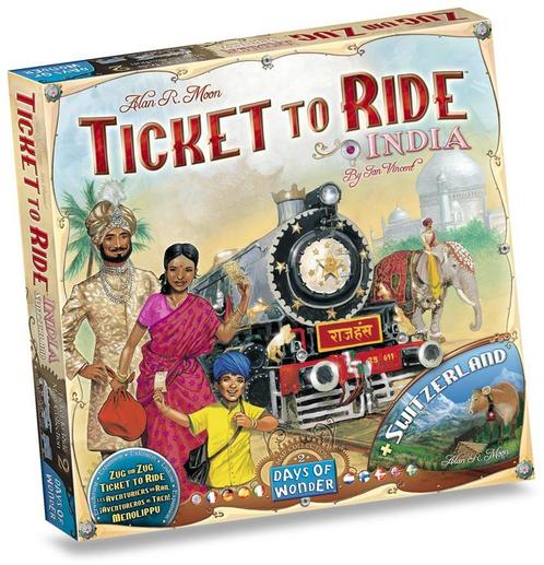 Ticket To Ride - India Uitbreiding | Days Of Wonder -, Hobby en Vrije tijd, Gezelschapsspellen | Bordspellen, Nieuw, Verzenden