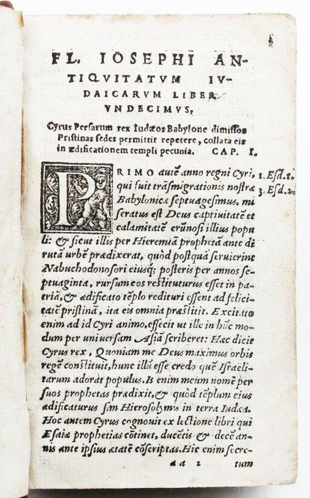 Flavio Giuseppe - Antiquitatum Iudaicarum - 1543, Antiek en Kunst, Antiek | Boeken en Bijbels