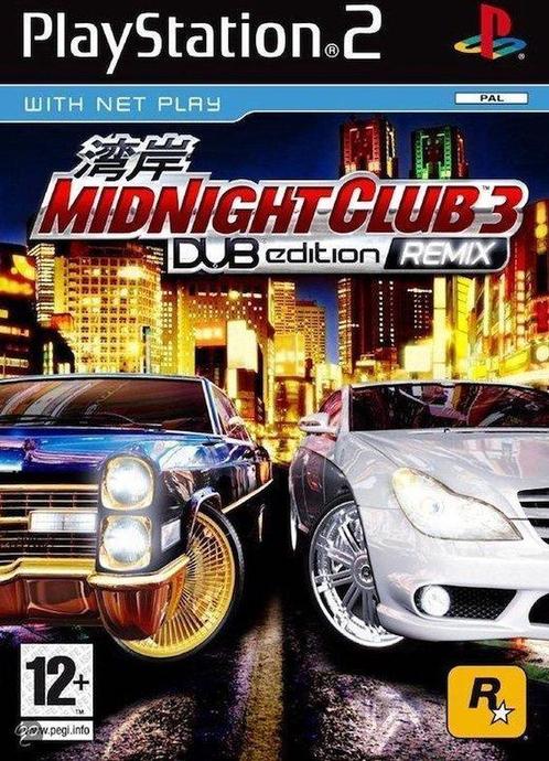 Midnight Club 3 Dub Edition Remix (Buitenlands Doosje), Spelcomputers en Games, Games | Sony PlayStation 2, Zo goed als nieuw