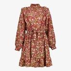 TwoDay dames jurk met ruches bruin/roze maat M, Kleding | Dames, Jurken, Nieuw, Verzenden