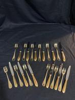 Christofle - Dessertservies (24) - Perles - Verguld