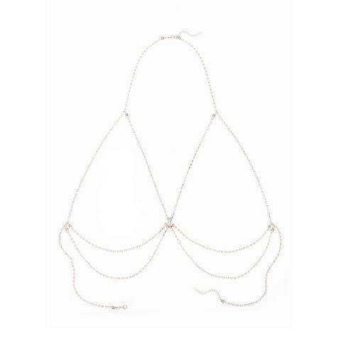 Lascana Lange ketting met strass, lichaamsketting,, Sieraden, Tassen en Uiterlijk, Kettingen, Nieuw, Verzenden