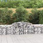 vidaXL Schanskorven 15 st gewelfd 300x50x60/80 cm, 100 cm of meer, Verzenden, Nieuw, Metaal