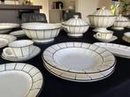 Tafelservies voor 6 (6) - Porselein - Art deco servies