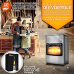 Gaskachel - Gasverwarming - 4200W - incl. Gasdrukregelaar en, Doe-het-zelf en Verbouw, Verwarming en Radiatoren, Verzenden, Zo goed als nieuw