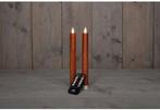 Ledkaars moving flame candle rustiek koper annas collection, Ophalen of Verzenden, Nieuw