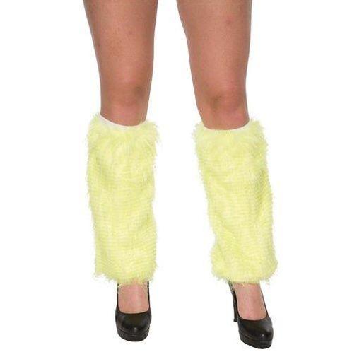 Beenwarmers bont geel, Hobby en Vrije tijd, Feestartikelen, Feestartikel, Nieuw, Verzenden