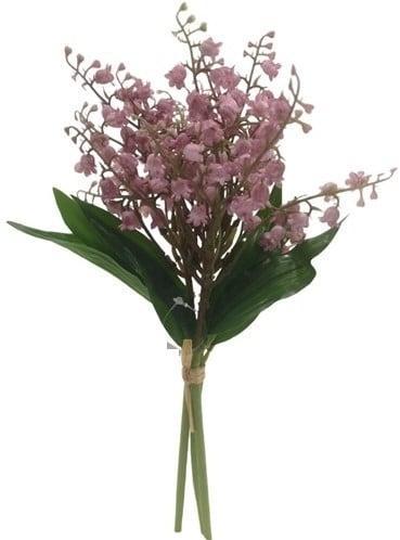 Lelietje van Dalen Roze Zijdenbloem Bundel 30 cm, Huis en Inrichting, Woonaccessoires | Kunstplanten en Kunstbloemen, Nieuw, Ophalen of Verzenden