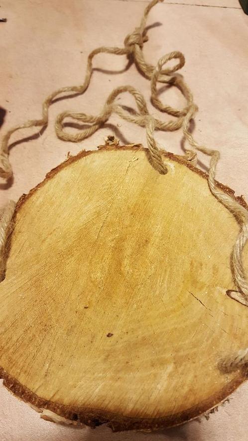 Boomstamschijf Berkenschijf rond +/-20cm. Boomstamschijf, Hobby en Vrije tijd, Knutselen, Nieuw, Ophalen of Verzenden