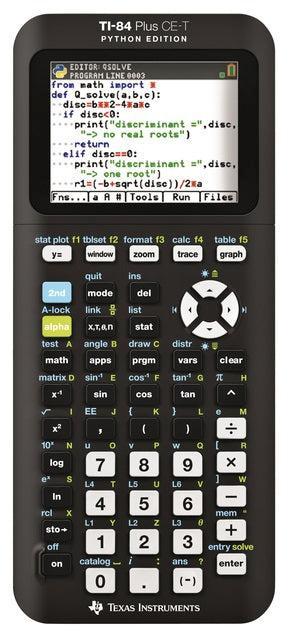 Texas Instruments TI-84 Plus CE-T Python Edition - Grafische beschikbaar voor biedingen