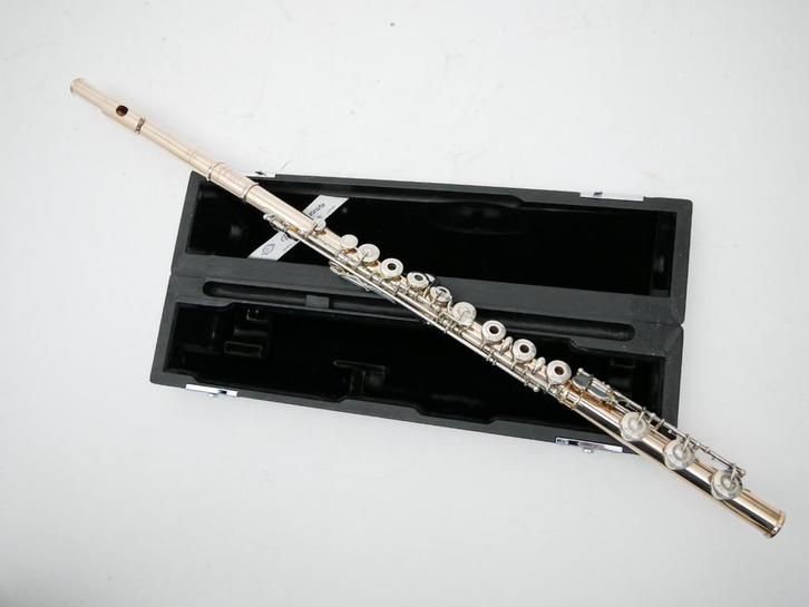 Dwarsfluit Miyazawa 8K verguld met B-foot, open kleppen, Muziek en Instrumenten, Blaasinstrumenten | Dwarsfluiten en Piccolo's