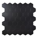 Zelfklevende Mozaïek Tegel - Afimera Midnight Black Hexagon, Huis en Inrichting, Ophalen of Verzenden, Nieuw