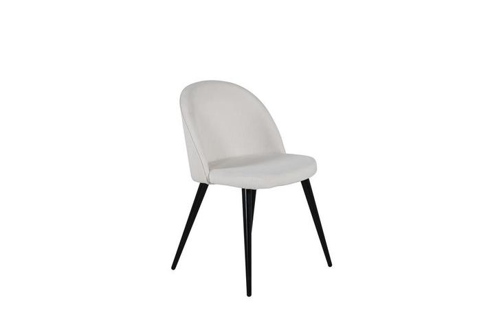 Eetkamerstoel - Meike - Wit - Rib - Jörn, Huis en Inrichting, Stoelen, Verzenden