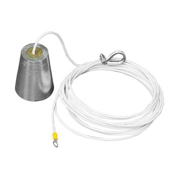 Hang op Aluminium anode 0,98kg kabellengte 6mt beschikbaar voor biedingen