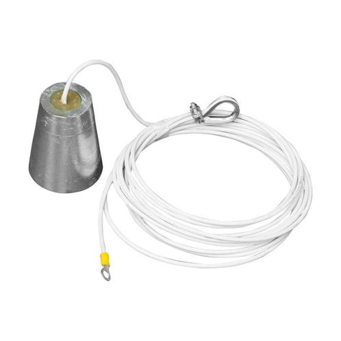 Hang op Aluminium anode 0,98kg kabellengte 6mt, Watersport en Boten, Bootonderdelen, Motor en Techniek, Nieuw, Zeilboot of Motorboot