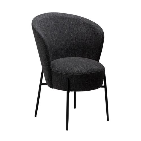 *WOONWINKEL* Dan-Form Orbit Eetkamerstoel Met Hoge Rugleunin, Huis en Inrichting, Stoelen, Zwart, Nieuw, Verzenden