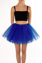 KIMU® Tutu Konings Blauw Tule Rokje XS S 140 146 152 158 164, Kleding | Dames, Carnaval, Nieuw, Ophalen of Verzenden, Kleding