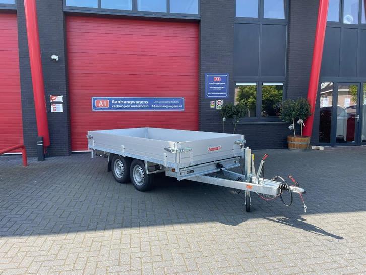 Super aanbieding Anssems KSX dubbel-as elektrische kipper, Auto diversen, Aanhangers en Bagagewagens, Nieuw