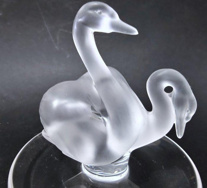 Lalique - Sieradendoos - zwaan - Kristal - zwanenbaguette, Antiek en Kunst, Curiosa en Brocante