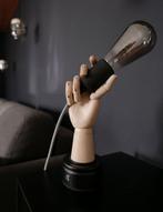 Caroline Schilling - Lamp - Staal, Hout, Glas, Textiel -