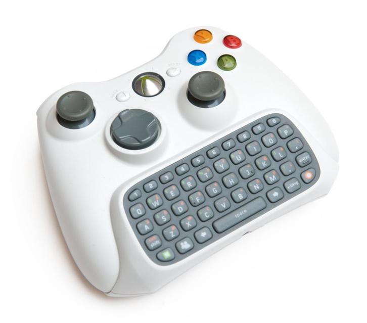 Microsoft Xbox 360 Chatpad voor Controller - Wit, Spelcomputers en Games, Spelcomputers | Xbox | Accessoires, Zo goed als nieuw