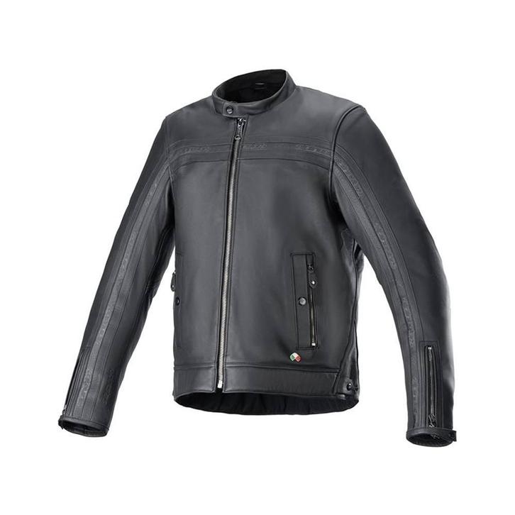 Alpinestars Dyno Leren Jas zwart, Motoren, Kleding | Motorkleding, Heren, Nieuw met kaartje, Jas | leer, Verzenden