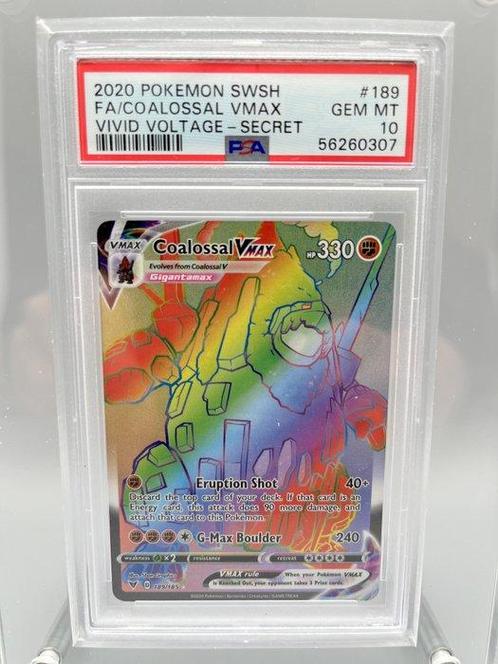 The Pokémon Company Graded card - Coalossal Vmax - Vivid, Hobby en Vrije tijd, Verzamelkaartspellen | Pokémon