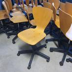 Ahrend houten werkstoel bureaustoel schoolstoel loketstoel h, Huis en Inrichting, Bureaus, Nieuw, Ophalen of Verzenden
