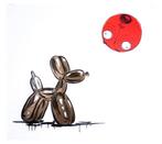Utopia - UTOPIA x JEFF KOONS -Gold Balloon Dog and Bubble-, Antiek en Kunst