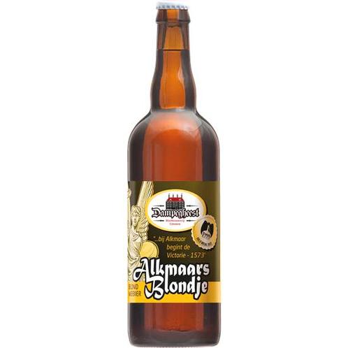 Brouwerij Dampegheest Alkmaars Blondje 75CL 6 bieren, Diversen, Levensmiddelen