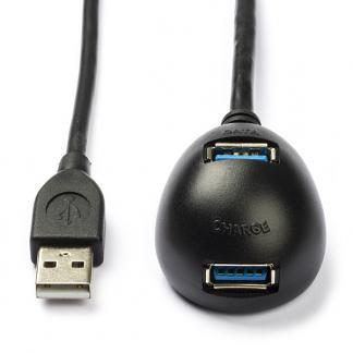 USB verlengkabel | 1.5 meter | USB 3.0, Computers en Software, Pc- en Netwerkkabels, Nieuw, Verzenden