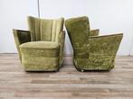 Fauteuil (2) - Cocktailfauteuils Art Deco jaren 50 2/2 -, Antiek en Kunst
