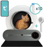Velaryon Zelfreinigende kattenbak 65L inhoud met App en Led, Dieren en Toebehoren, Ophalen of Verzenden, Zo goed als nieuw