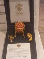 Fabergé ei - Fabergé-stijl - keizerlijk - Emaille, Verguld
