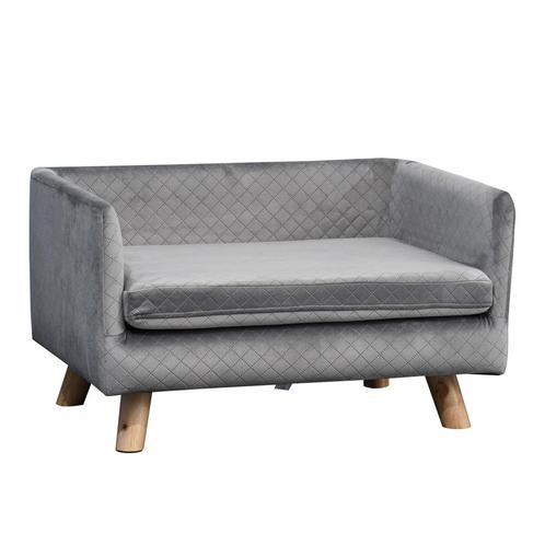 TRUUSK Hondensofa Fluweel-Touch Huisdiersofa Voor Kleine Hon, Dieren en Toebehoren, Honden-accessoires, Nieuw, Verzenden